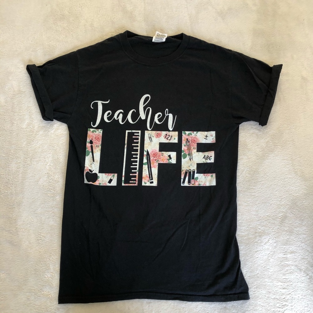 Teacher Life Black T-Shirt